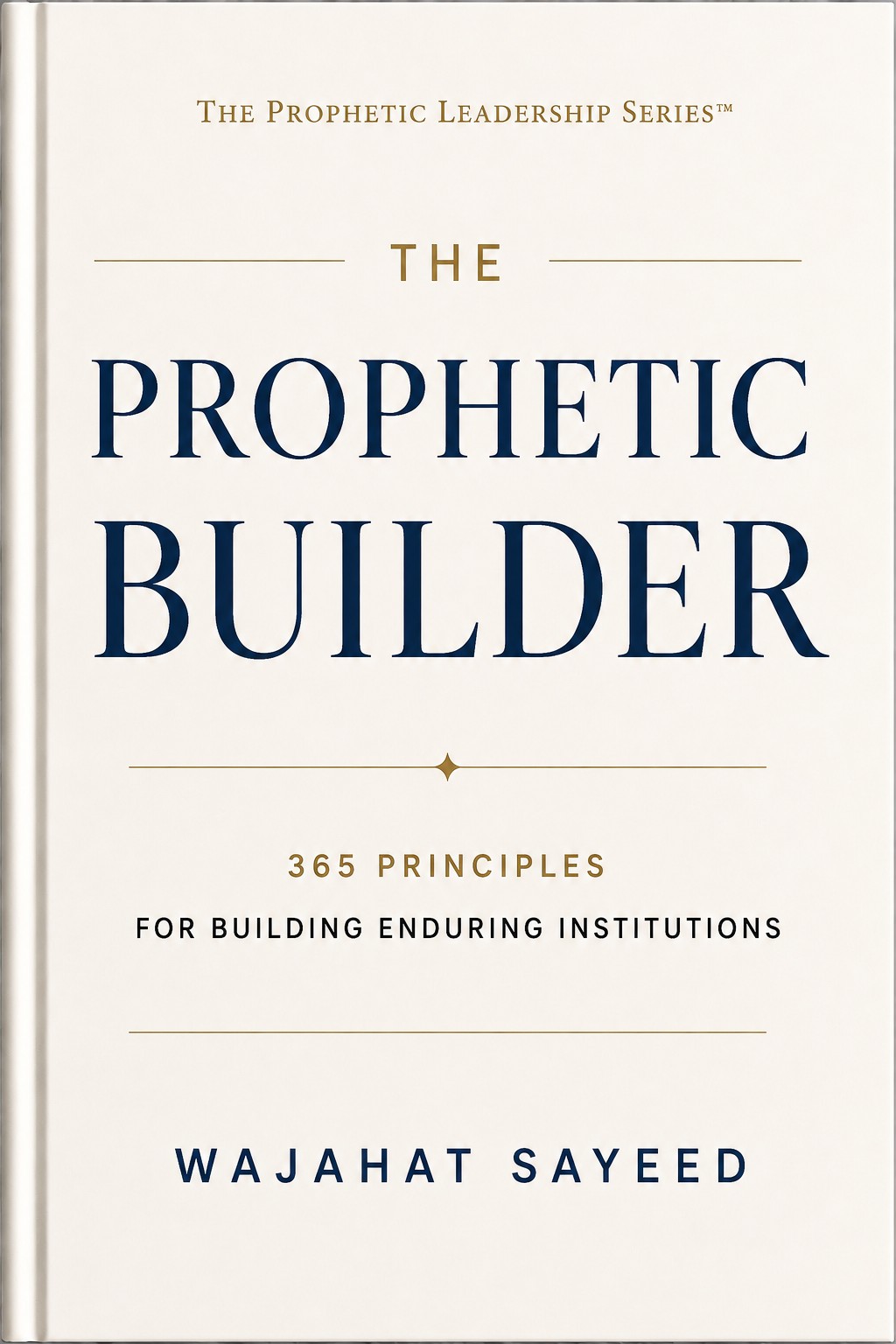 THE PROPHETIC INSTITUTION™ cover